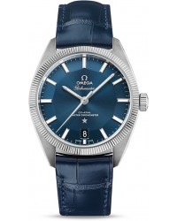 Omega Globemaster  Automatic Men's Watch, Stainless Steel, Blue Dial, 130.33.39.21.03.001