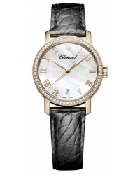 Chopard Classic  Automatic Women's Watch, 18K Rose Gold, Mother Of Pearl Dial, 134200-5001