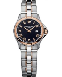 Raymond Weil Parsifal  Quartz Women's Watch, 18K Rose Gold, Black Dial, 9460-SG5-00208