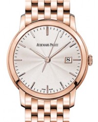 Audemars Piguet Jules Audemars  Automatic Men's Watch, 18K Rose Gold, Silver Dial, 15172OR.OO.1270OR.01