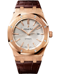 Audemars Piguet Royal Oak  Automatic Men's Watch, 18K Rose Gold, Silver Dial, 15400OR.OO.D088CR.01