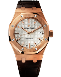 Audemars Piguet Royal Oak  Automatic Men's Watch, 18K Rose Gold, Silver Dial, 15450OR.OO.D088CR.01