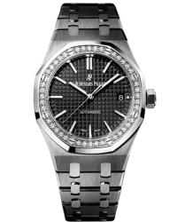 Audemars Piguet Royal Oak  Automatic Mid-Size Watch, Stainless Steel, Black Dial, 15451ST.ZZ.1256ST.01