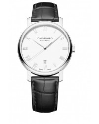Chopard Classic  Automatic Men's Watch, 18K White Gold, White Dial, 161278-1001