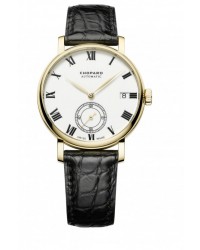 Chopard Classic  Automatic Men's Watch, 18K Yellow Gold, White Dial, 161289-0001