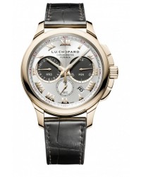 Chopard L.U.C  Chronograph Automatic Men's Watch, 18K Rose Gold, Silver Dial, 161928-5001