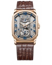 Chopard L.U.C  Mechanical Men's Watch, 18K Rose Gold, Silver Dial, 161939-5001