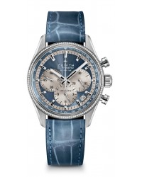 Zenith El Primero  Chronograph Automatic Women's Watch, Stainless Steel, Blue Dial, 16.2150.400/51.C705