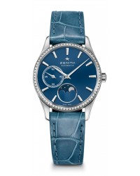 Zenith Heritage  Automatic Women's Watch, Stainless Steel, Blue Dial, 16.2310.692/51.C705