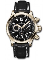 Jaeger Lecoultre Master Compressor  Automatic Men's Watch, 18K Rose Gold, Black Dial, 1752421