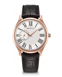 Zenith Heritage  Automatic Men's Watch, 18K Rose Gold, White Dial, 18.2010.681/11.C498