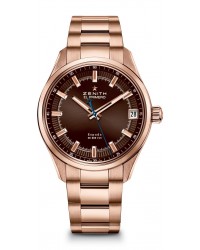 Zenith El Primero  Automatic Men's Watch, 18K Rose Gold, Brown Dial, 18.2170.4650/75.M2170