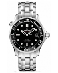 Omega Seamaster  Automatic Mid-Size Watch, Stainless Steel, Black Dial, 212.30.36.20.01.002