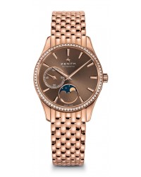 Zenith Heritage  Automatic Women's Watch, 18K Rose Gold, Brown Dial, 22.2310.692/75.M2310