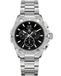 Tag Heuer Aquaracer  Quartz Men's Watch, Stainless Steel, Black Dial, CAY1110.BA0927