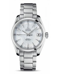 Omega Aqua Terra  Automatic Men's Watch, Stainless Steel, Mother Of Pearl & Diamonds Dial, 231.10.39.21.55.001