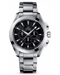 Omega Aqua Terra  Chronograph Automatic Men's Watch, Stainless Steel, Black Dial, 231.10.44.50.01.001
