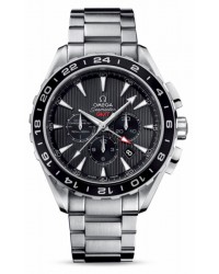 Omega Aqua Terra  Chronograph Automatic Men's Watch, Stainless Steel, Black Dial, 231.10.44.52.06.001