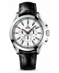 Omega Aqua Terra  Chronograph Automatic Men's Watch, Stainless Steel, White Dial, 231.13.44.50.04.001