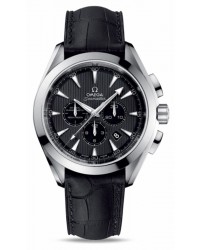 Omega Aqua Terra  Chronograph Automatic Men's Watch, Stainless Steel, Black Dial, 231.13.44.50.06.001
