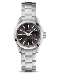 Omega Aqua Terra  Quartz Women's Watch, Stainless Steel, Black Dial, 231.10.30.60.06.001