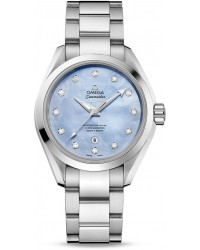 Omega Seamaster  Automatic Women's Watch, Stainless Steel, Blue Dial, 231.10.34.20.57.002