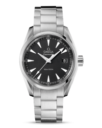 Omega Aqua Terra  Quartz Men's Watch, Stainless Steel, Black Dial, 231.10.39.60.06.001