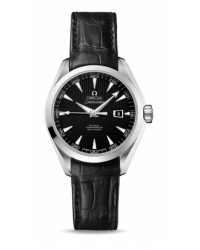 Omega Aqua Terra  Automatic Unisex Watch, Stainless Steel, Black Dial, 231.13.34.20.01.001