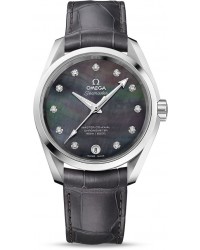 Omega Seamaster  Automatic Unisex Watch, Stainless Steel, Black Mother Of Pearl Dial, 231.13.39.21.57.001