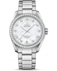 Omega Seamaster  Automatic Women's Watch, Stainless Steel, Mother Of Pearl Dial, 231.15.39.21.55.001