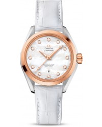 Omega Seamaster  Automatic Women's Watch, Steel & 18K Rose Gold, Mother Of Pearl Dial, 231.23.34.20.55.001