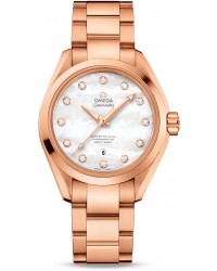 Omega Seamaster  Automatic Women's Watch, 18K Rose Gold, Mother Of Pearl Dial, 231.50.34.20.55.001