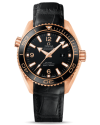 Omega Planet Ocean  Automatic Women's Watch, 18K Rose Gold, Black Dial, 232.63.38.20.01.001