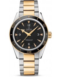 Omega Seamaster  Automatic Men's Watch, Steel & 18K Yellow Gold, Black Dial, 233.20.41.21.01.002