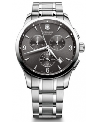 Victorinox Swiss Army Alliance  Chronograph Quartz Men's Watch, Stainless Steel, Black Dial, 241478