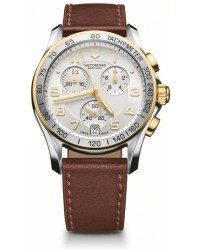 Victorinox Swiss Army Chrono Classic  Chronograph Quartz Men's Watch, Stainless Steel, Silver Dial, 241510