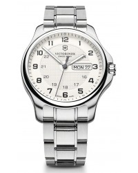 Victorinox Swiss Army Officer  Quartz Men's Watch, Stainless Steel, Silver Dial, 241551.1