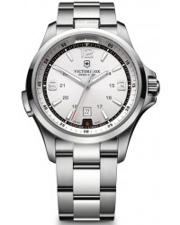 Victorinox Swiss Army Night Vision  Quartz Men's Watch, Stainless Steel, Silver Dial, 241571