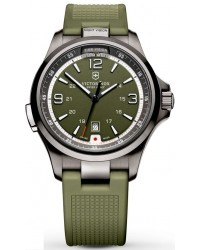 Victorinox Swiss Army Night Vision  Quartz Men's Watch, Stainless Steel, Green Dial, 241595