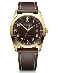 Victorinox Swiss Army Infantry  Automatic Men's Watch, Gold Tone, Brown Dial, 241646