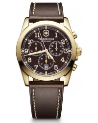 Victorinox Swiss Army Infantry  Chronograph Quartz Men's Watch, Stainless Steel, Brown Dial, 241647