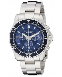 Victorinox Swiss Army Maverick  Quartz Men's Watch, Stainless Steel, Blue Dial, 241689
