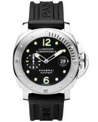 Panerai Luminor Submersible  Automatic Certified Men's Watch, Stainless Steel, Black Dial, PAM00024