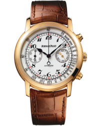 Audemars Piguet Jules Audemars  Chronograph Automatic Men's Watch, 18K Rose Gold, White Dial, 26100OR.OO.D088CR.01