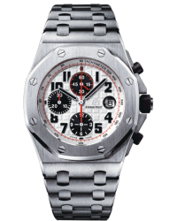 Audemars Piguet Royal Oak Offshore  Chronograph Automatic Men's Watch, Stainless Steel, White Dial, 26170ST.OO.1000ST.01