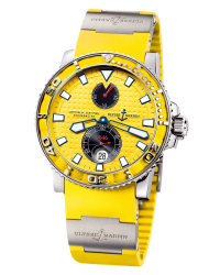 Ulysse Nardin Maxi Marine Diver  Automatic Certified Men's Watch, Stainless Steel, Yellow Dial, 263-33-3/941