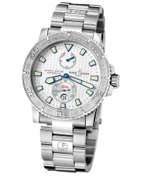Ulysse Nardin Maxi Marine Diver  Automatic Certified Men's Watch, Stainless Steel, Silver Dial, 263-33-7