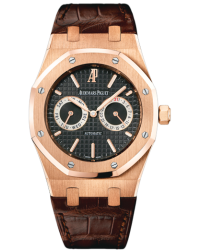 Audemars Piguet Royal Oak  Automatic Men's Watch, 18K Rose Gold, Black Dial, 26330OR.OO.D088CR.01