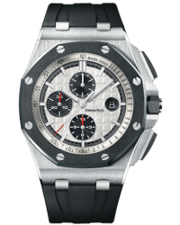 Audemars Piguet Royal Oak Offshore  Chronograph Automatic Men's Watch, Stainless Steel, White Dial, 26400SO.OO.A002CA.01
