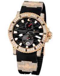 Ulysse Nardin Maxi Marine Diver  Automatic Certified Men's Watch, 18K Rose Gold, Black Dial, 266-31LE-3F